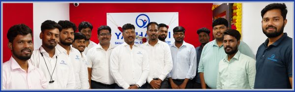 yashaswi-group-chennai-office-inauguration-team-2026 Yashaswi Group team at the inauguration of the new Chennai office in Nungambakkam, strengthening workforce development and staffing services in South India.